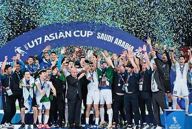 Timnas Uzbekistan U-17 menjadi juara Piala Asia U-17 2025. Foto/Sport - Espos.id