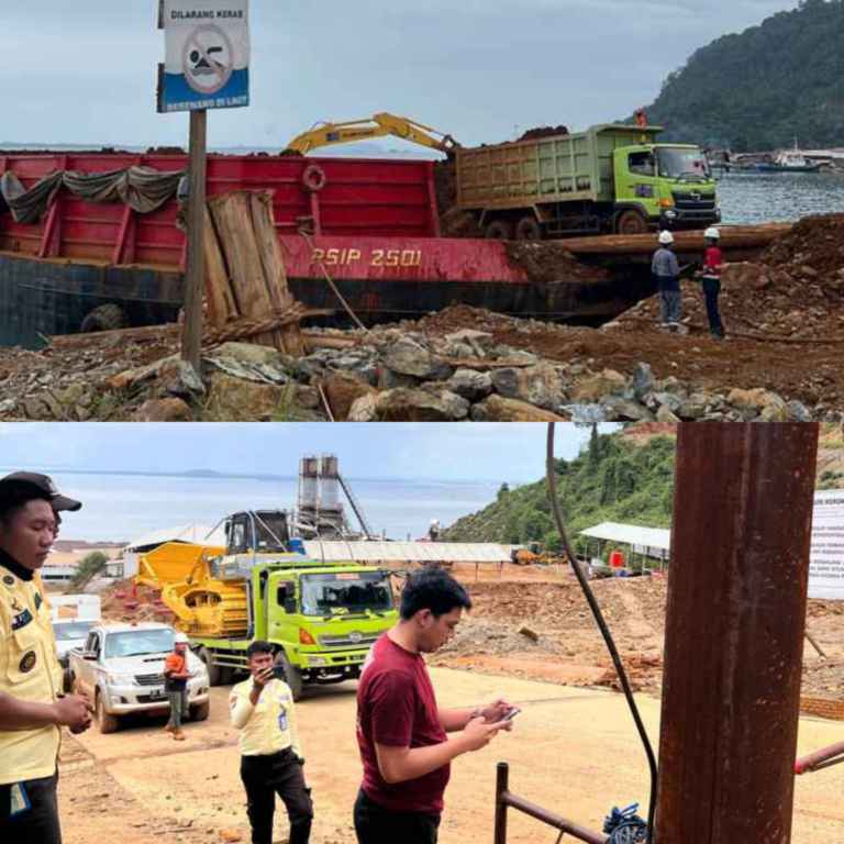 Foto dokumentasi salah satu kegiatan PT BIM saat kerjasama dengan PT PAM Mineral.